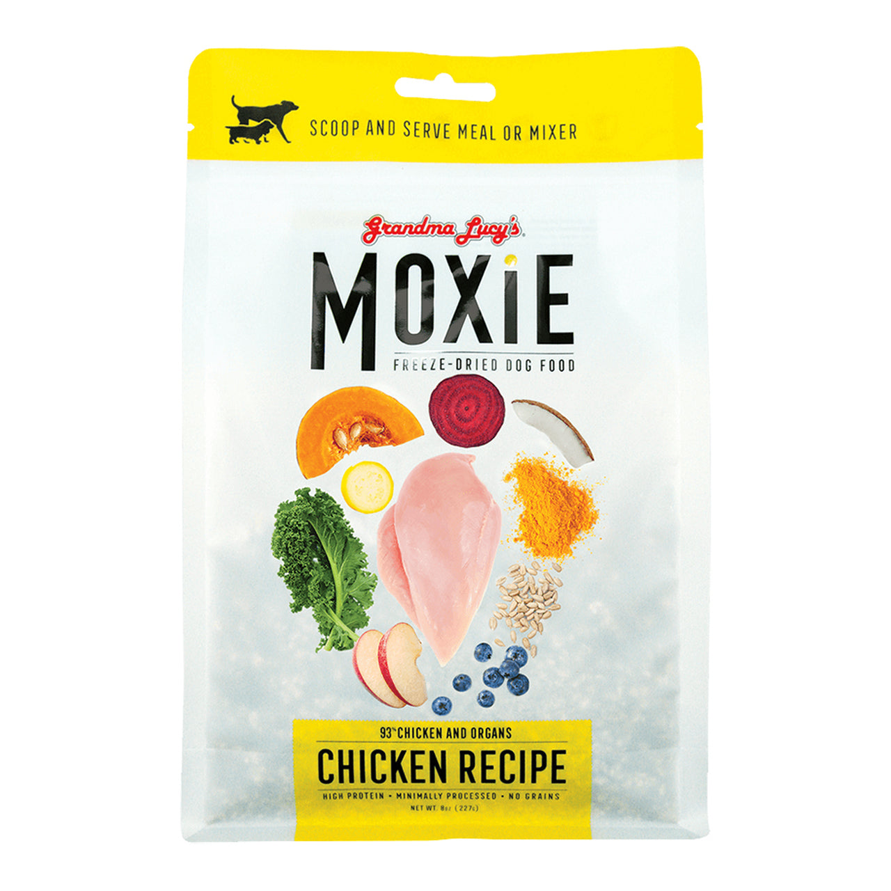 Grandma Lucy's Moxie Chicken Freeze-Dried Dog Food 24oz - Paw Naturals