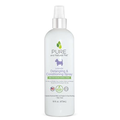 Pure and Natural Pet Detangling & Conditioning Spray, 16oz. - Paw Naturals