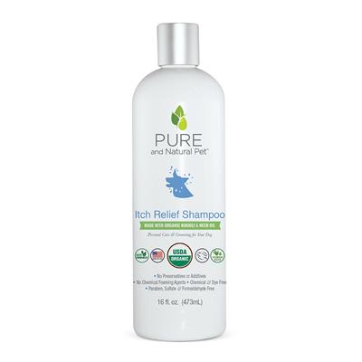 Pure and Natural Pet Itch Relief Organic Shampoo, 16oz. - Paw Naturals