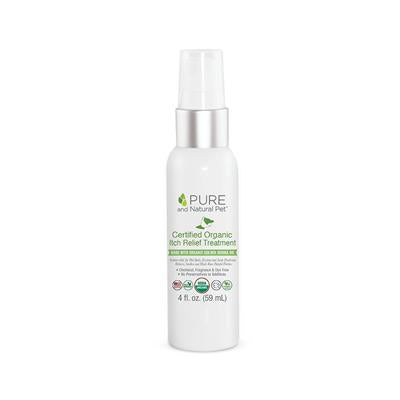 Pure and Natural Pet Certified Organic Itch Relief & Hot Spot Oil, 4 fl. oz. Bottle - Paw Naturals