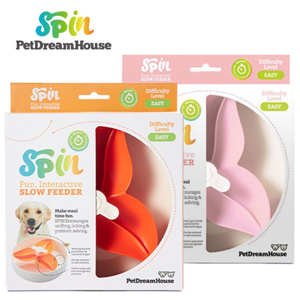 PetDreamHouse SPIN Interactive UFO Maze Puzzle Bowl Dog Toy