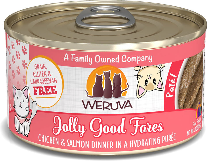 Weruva Pate Canned Cat Food 3oz Jolly Good Fares - Paw Naturals