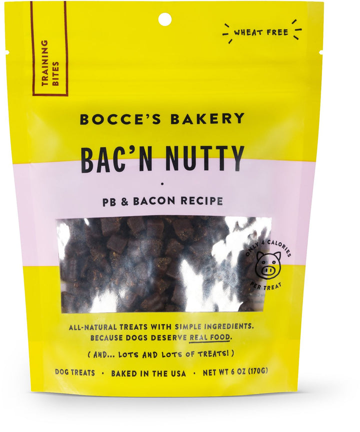 Bocce's Bakery Everyday Training Bites 6oz Bac'n Nutty - Paw Naturals