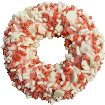 K9 Granola Factory Gourmet Donut Strawberries & Cream Bakery Dog Treat - Paw Naturals