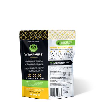 Stashios Wrap-Ups for Dogs & Cats - Paw Naturals
