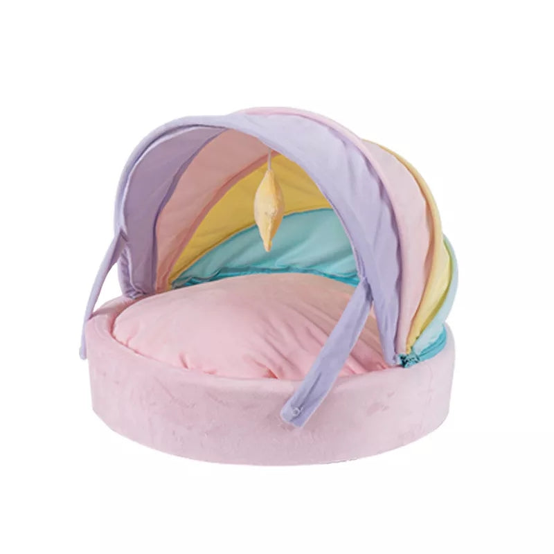 Sparky & Co Rainbow Princess Canopy Bed