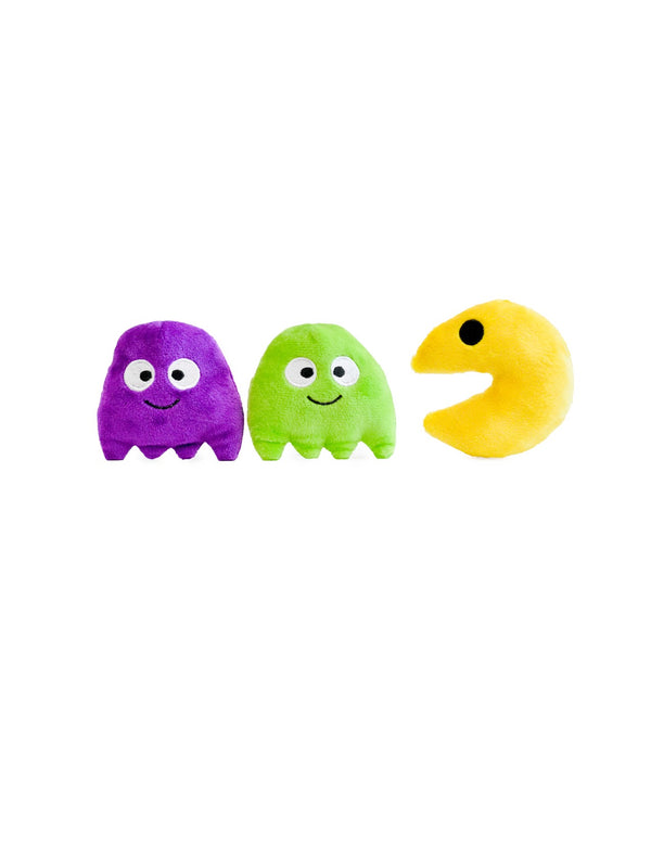 Patchwork Pet Pacman Trio 4" Squeaker Dog Toys