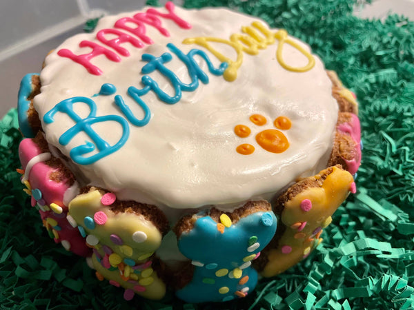 Yumyum4dogs Colorful Confetti Cake Birthday Dog Treats