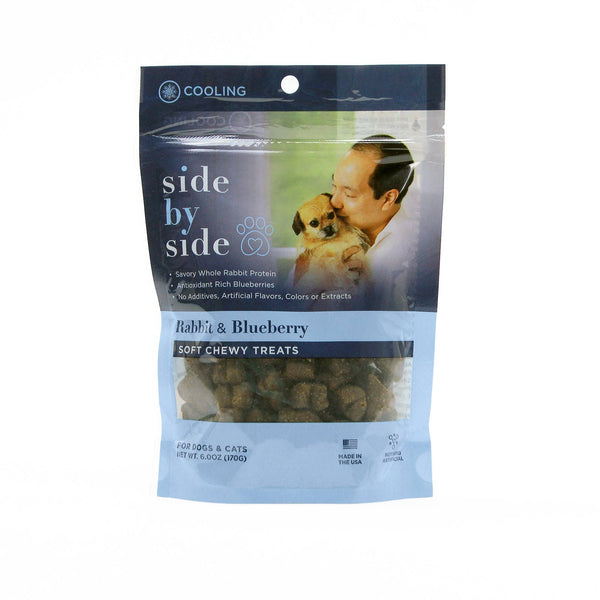 Side By Side Rabbit & Blueberry Cooling Soft Chew Training Treat 6oz