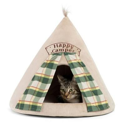 Best Friends by Sheri Meow Hut Happy Camper Bed Cave