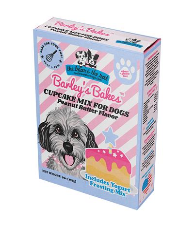 The Bear & The Rat Barley's Bakes Cupcake Mix for Dogs & Cats Bone Broth - Paw Naturals