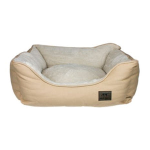 Tall Tails Dream Chaser Bolster Bed Khaki / Medium - Paw Naturals