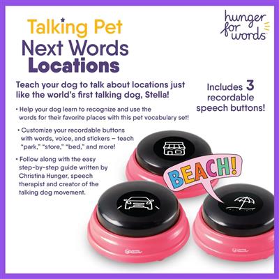 Hunger For Words™ Talking Pet Next Words: Locations