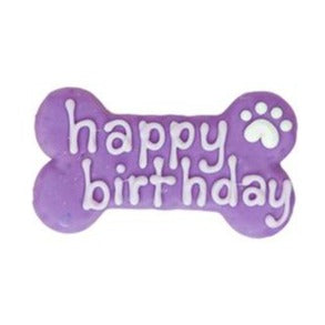 Bosco and Roxy's Happy Birthday Bone Violet Bakery Dog Treat