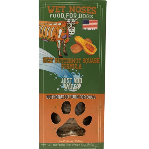 Wet Noses Dehydrated Beef Butternut Squash Formula Dog Food 12oz