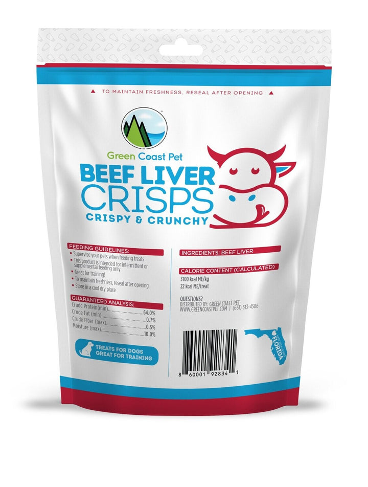 Green Coast Pet Crisps Dog Treats 4oz - Paw Naturals