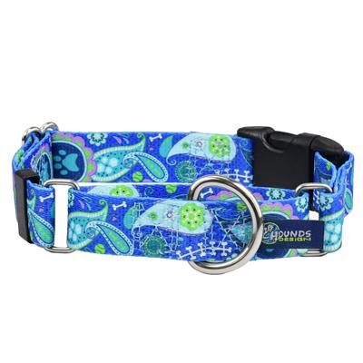 2 Hounds Design EarthStyle Paw Paisley Dog Collar - Paw Naturals
