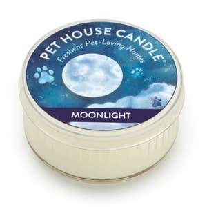 Pet House By One Fur All Mini Travel Candle 1.5 oz Moonlight - Paw Naturals