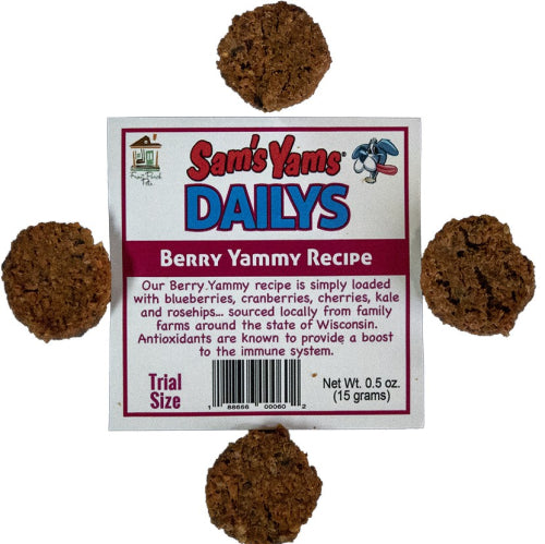 Sam's Yams Dailys Sweet Potato Dog Treats Trial Size