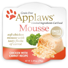 Applaws Cat Mousse Chicken & Carrot 2.47oz Cat Can