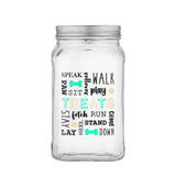 Amici Home Fetch Treats Glass Canister - Paw Naturals