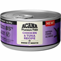 Acana Premium Pate Canned Cat Food 3oz Kitten Chicken & Tuna - Paw Naturals