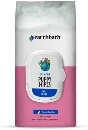 Earthbath Ultra-Mild Puppy Grooming Wipes