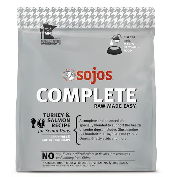 Sojos Complete Senior Turkey Raw Freeze-Dried Dog Food