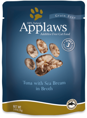 Applaws Pouch Tuna & Sea Bream 2.4oz Cat Food