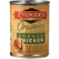 Evanger's Organics Cooked Chicken Grain-Free Canned Dog Food