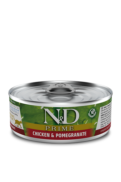 Farmina N&D Prime Canned Cat Food 2.8oz Chicken & Pomegranate - Paw Naturals