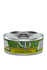 Farmina N&D Prime Canned Cat Food 2.8oz Boar & Apple - Paw Naturals