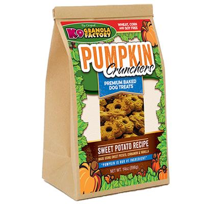 K9 Granola Factory Pumpkin Crunchers Baked Dog Biscuit 14oz Sweet Potato - Paw Naturals