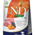 Farmina N&D Pumpkin, Lamb & Blueberry Dry Dog Food 15.4lb / Puppy Mini - Paw Naturals