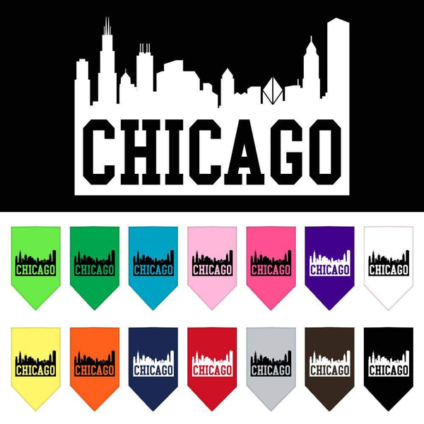 Mirage Pet Products Chicago Skyline Bandana