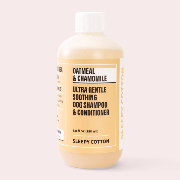 Sleepy Cotton Ultra Gentle Soothing Dog Shampoo Oatmeal 8 OZ