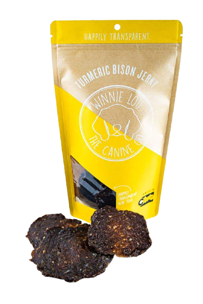 Winnie Lou The Canine Co. Turmeric Bison Jerky 2.5oz