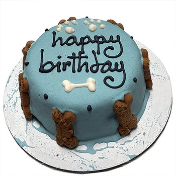 Bubba Rose Biscuit Co. Classic Birthday Cake Blue (Perishable) Bakery Treat