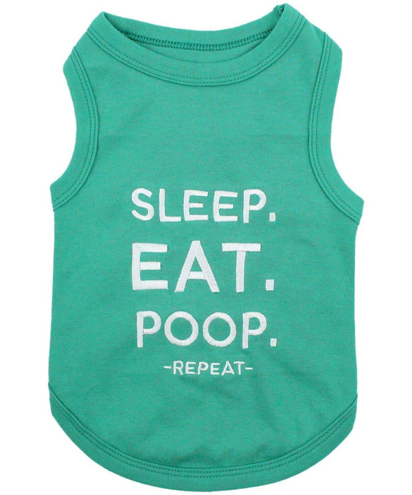 Parisian Pet Sleep Eat Poop Dog T-Shirt