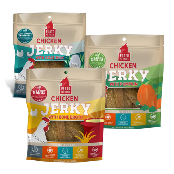 Plato organic chicken dog treats online