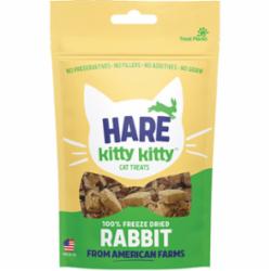 Kitty Kitty Freeze-Dried Cat Treats Hare - Rabbit .9oz - Paw Naturals