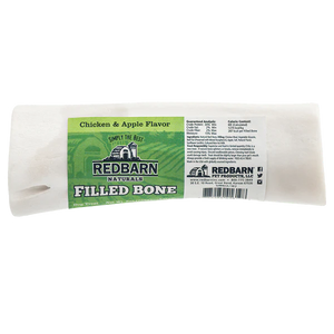 Redbarn Natural Filled Bone Chew Treat for Dogs Chicken & Apple / Large - Paw Naturals