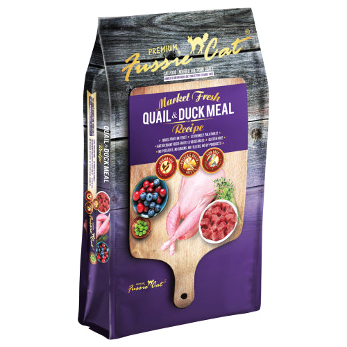 Fussie Cat Market Fresh Quail & Duck Meal Dry Cat Food