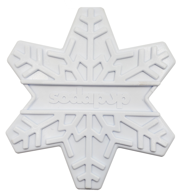 SodaPup Snowflake Ultra Durable Nylon Dog Chew Toy For Aggressive C