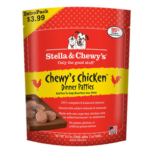 Stella & Chewy's Chewy's Chicken Dinner Patties Raw Frozen Dog Food - Paw Naturals