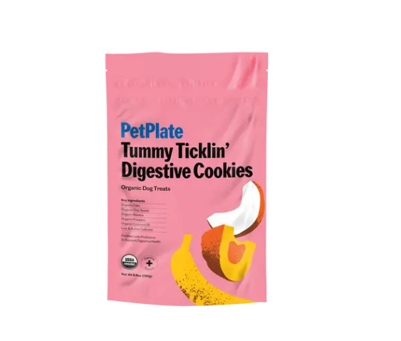 PetPlate Tummy Ticklin' Digestive Cookies Dog Treats