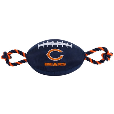 Pets First Co. NFL Chicago Bears Nylon Football Toy