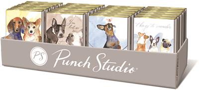 Punch Studio Painted Dogs Pocket Note Pads - Paw Naturals