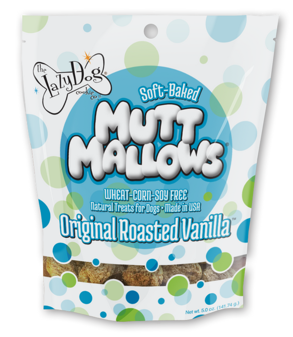 Lazy Dog Mutt Mallows Roasted Vanilla 5oz Dog Treats