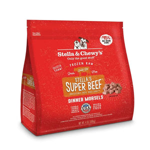 Stella & Chewy's Morsels Raw Frozen Dog Food 4LB Beef - Paw Naturals